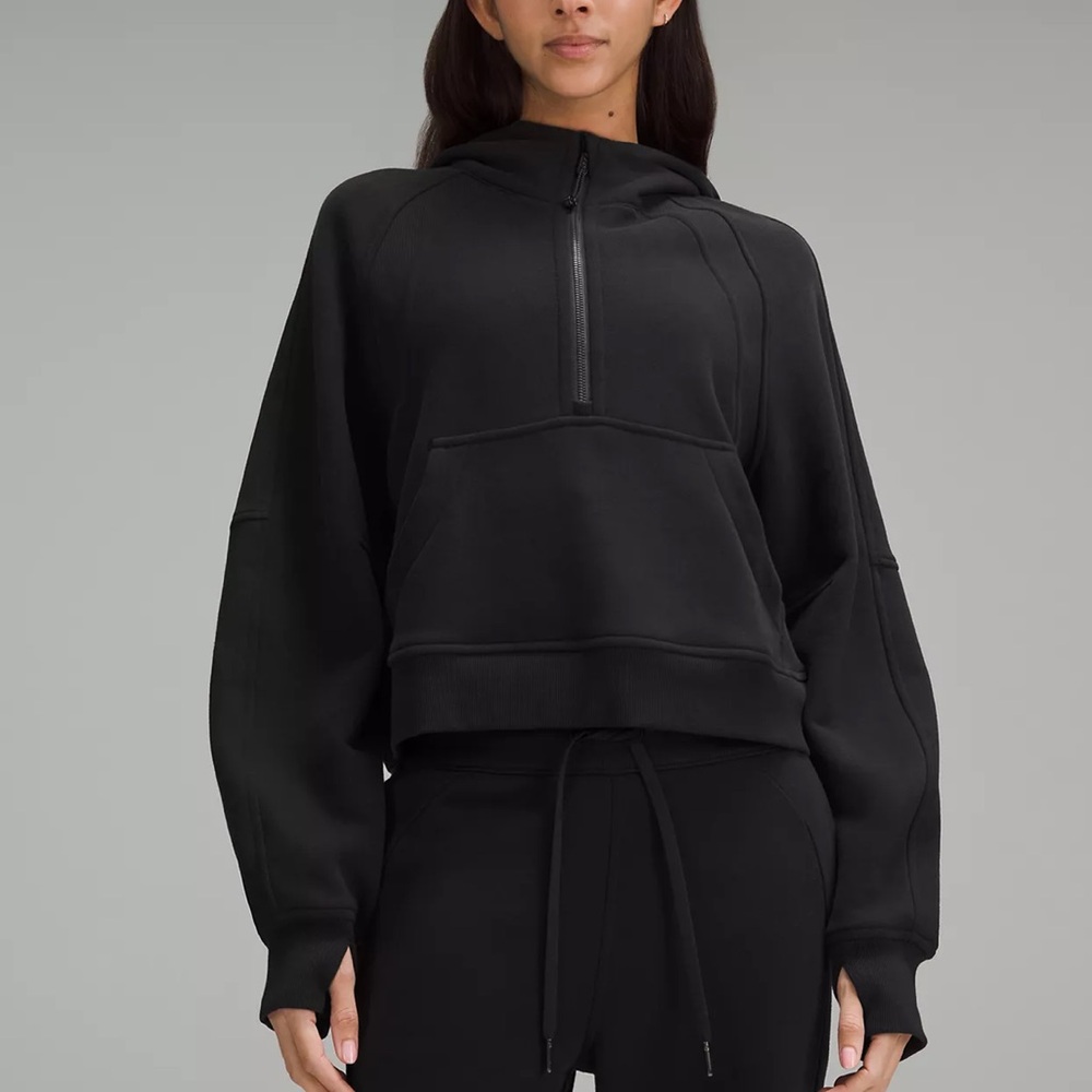 Scuba Oversized Half-Zip Hoodie